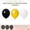 Balloon Column Kit Set of 2 with Stand and Base – 52" Balloon Tower Kit with 52 Latex Balloons (Black Gold White) for Wedding, Baby Shower, Birthday, Bachelorette Party & Event Backdrop Decorations